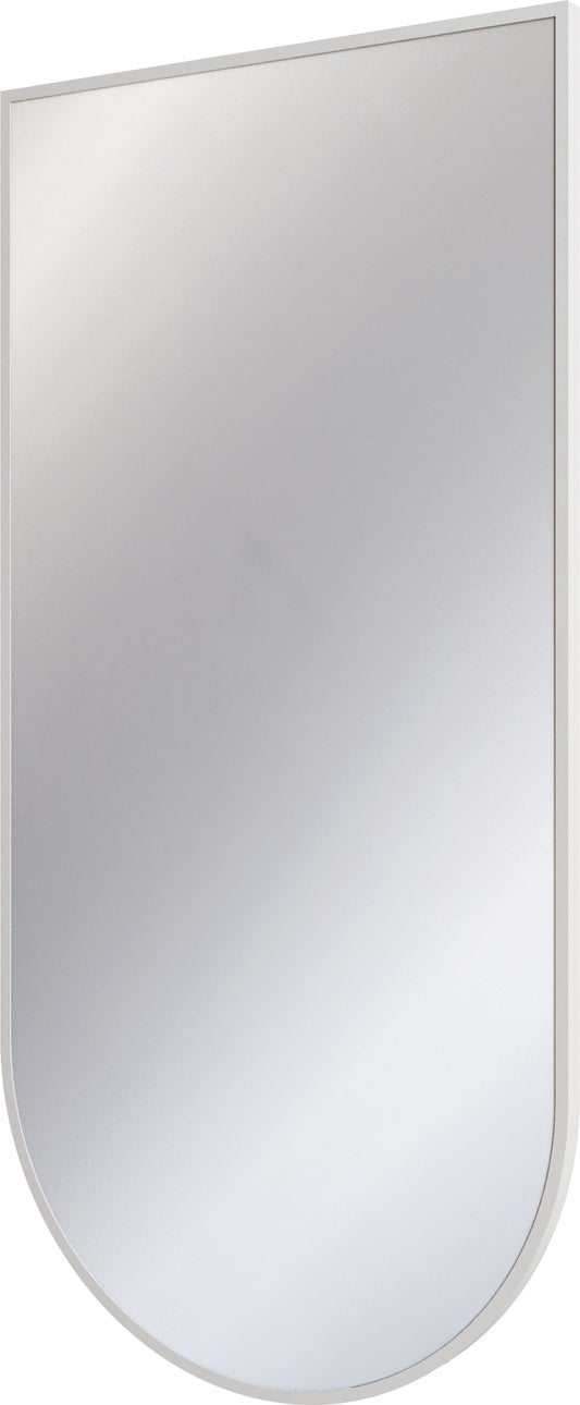 Mirror, hanging, in a frame