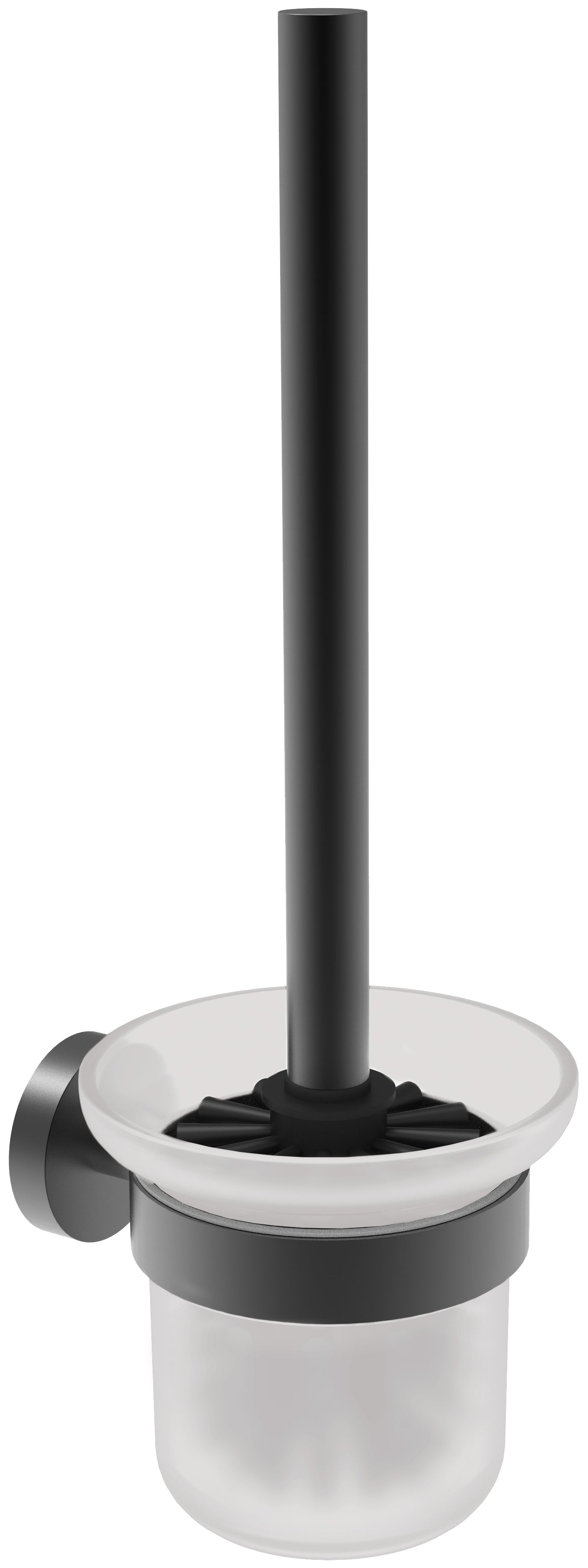 Toilet brush, wall-mounted