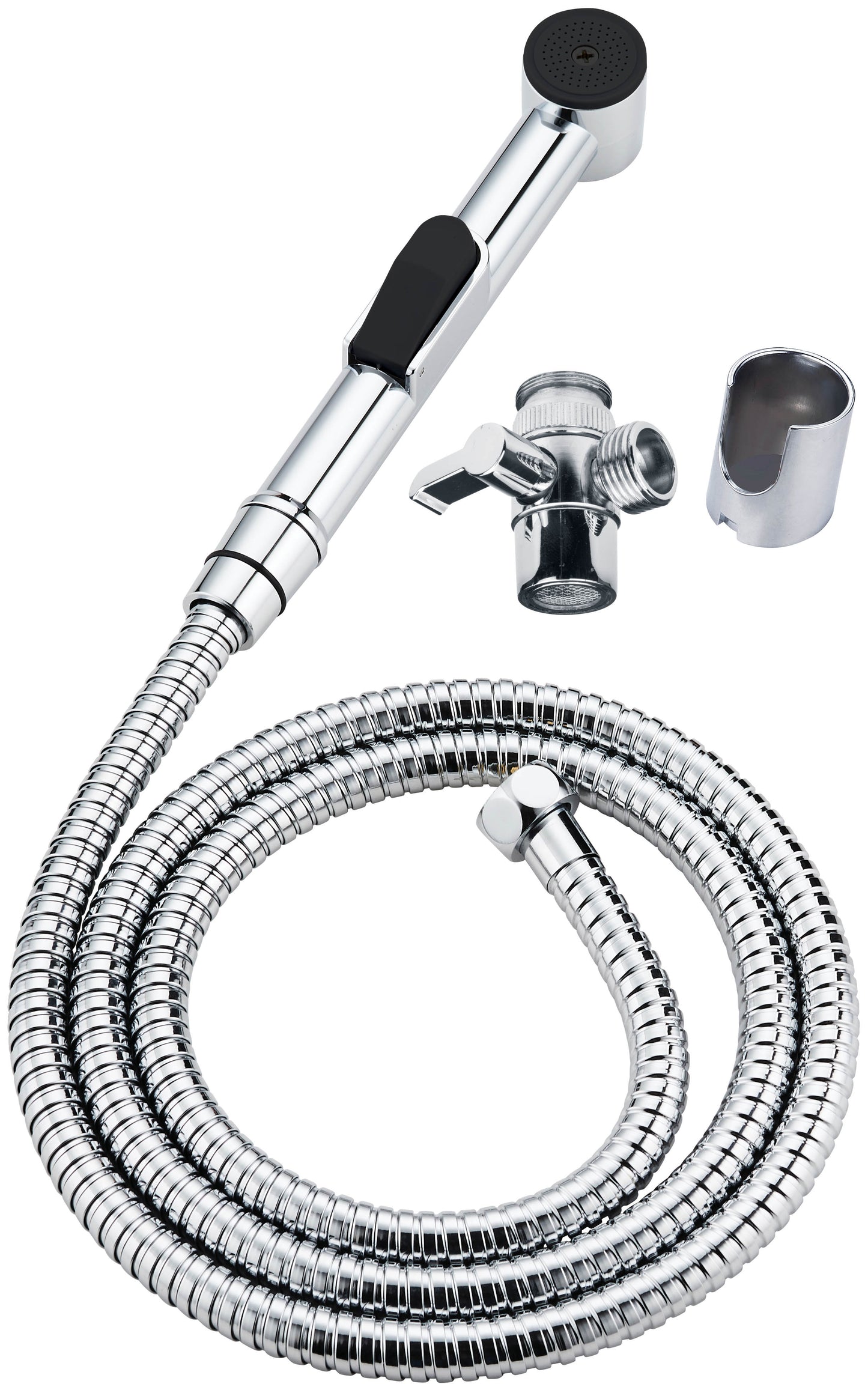 Bidetta set, with fixed bracket, with shower switch