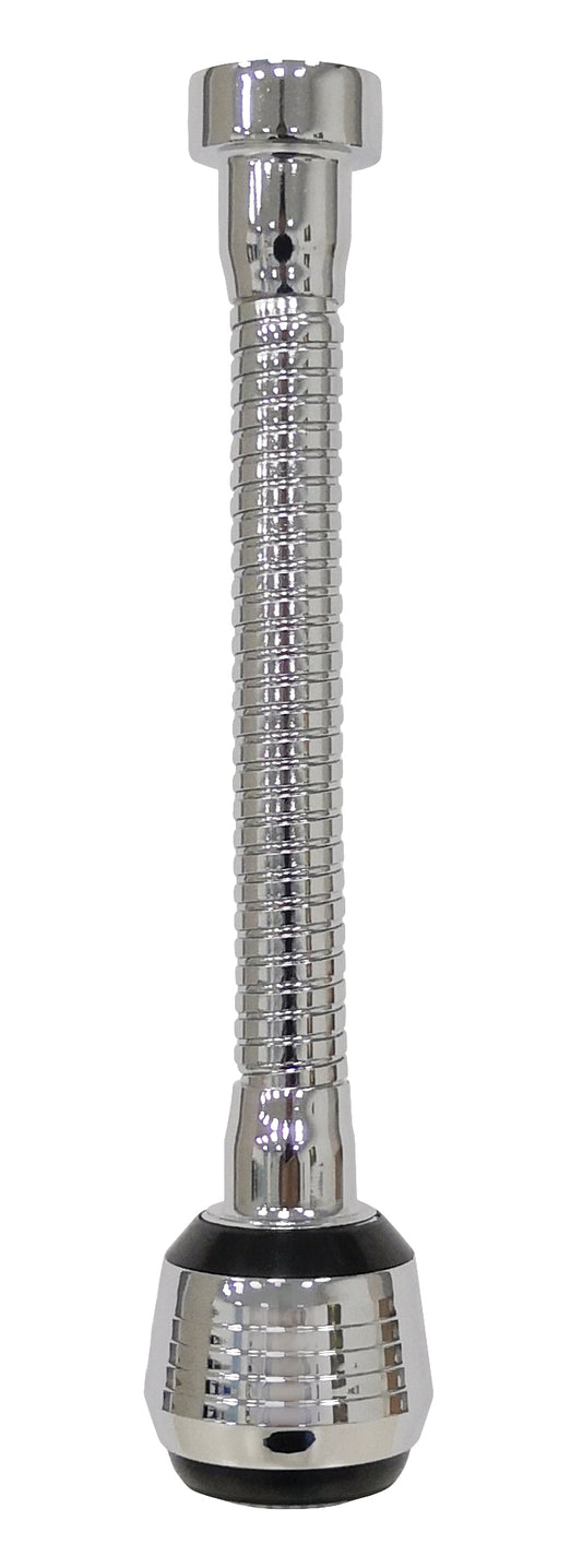 Dual-function aerator, with elastic hose