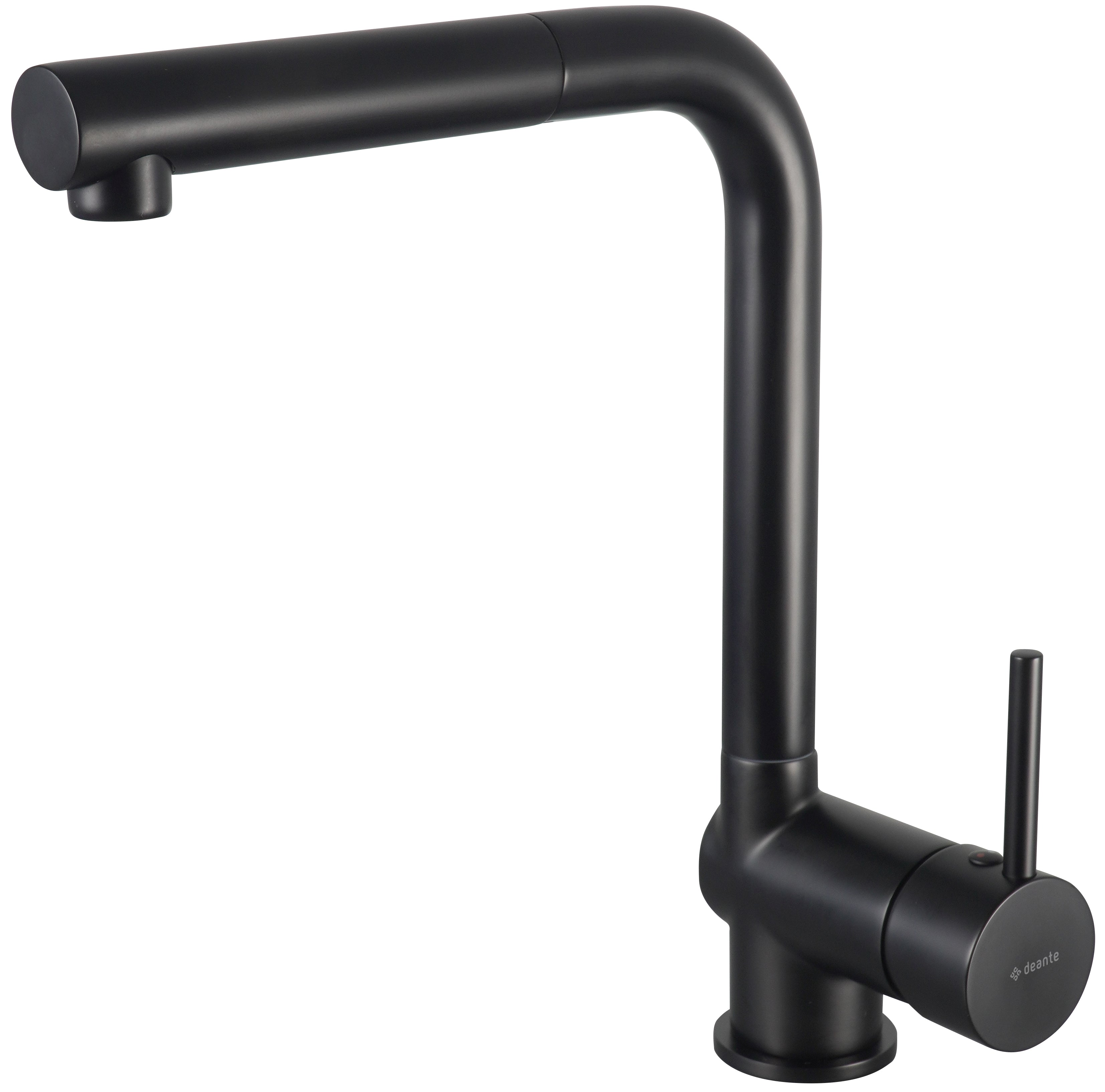 Kitchen tap, with pull-out spout