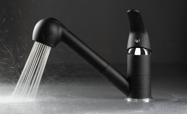 Kitchen tap, with pull-out spout - 2 stream types