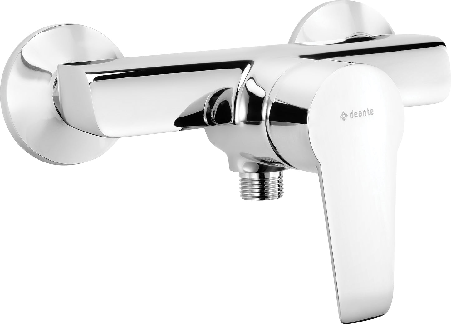 Shower mixer, wall-mounted