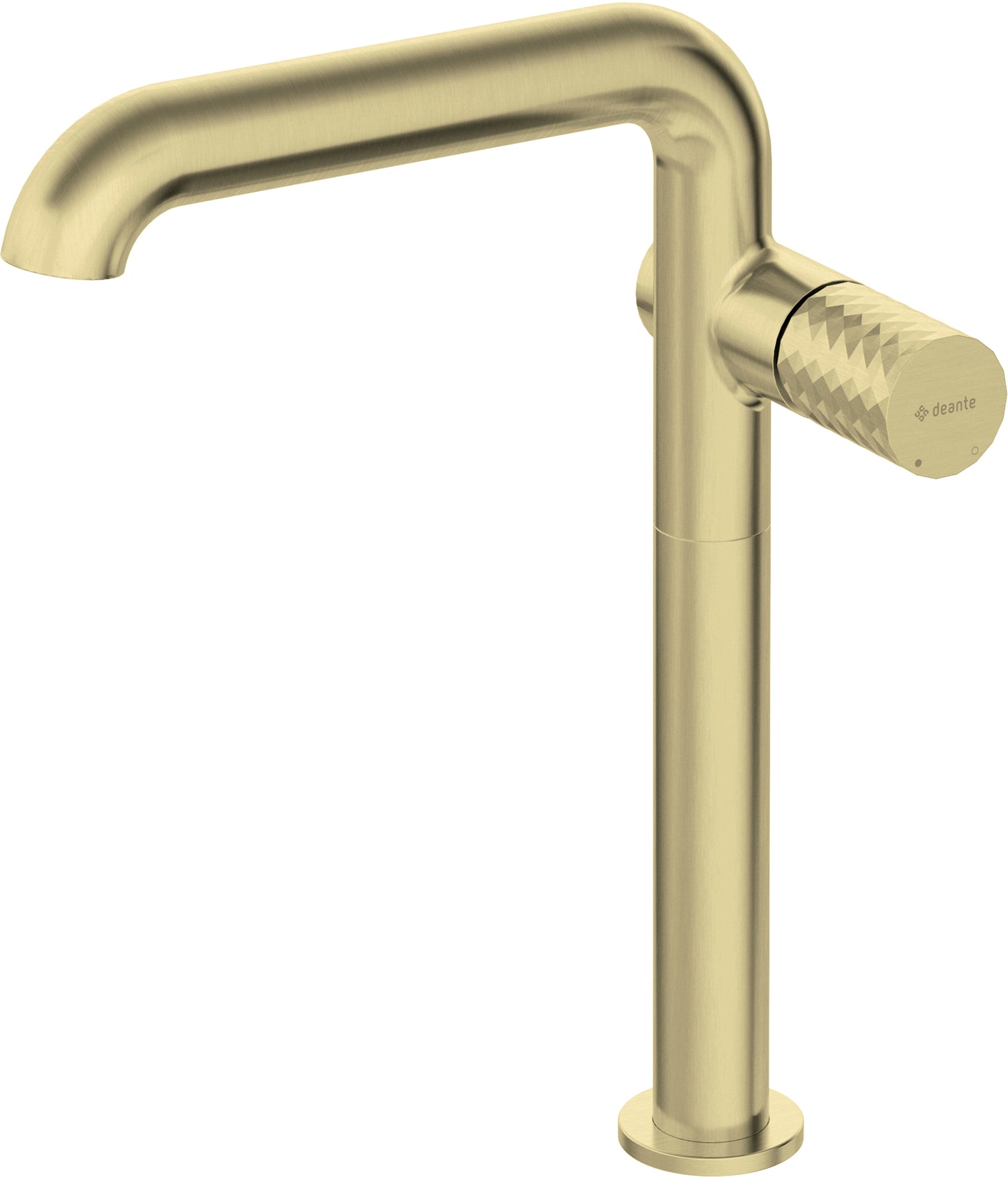 Washbasin tap, tall, with rectangular spout