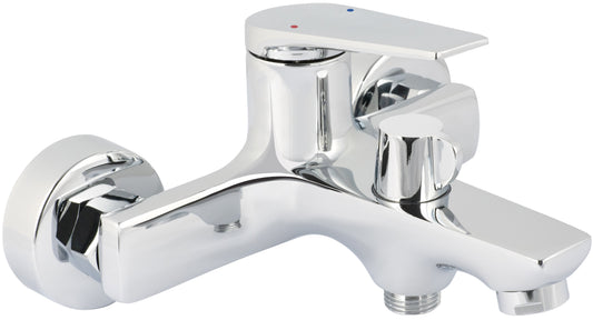 Bath mixer, wall-mounted