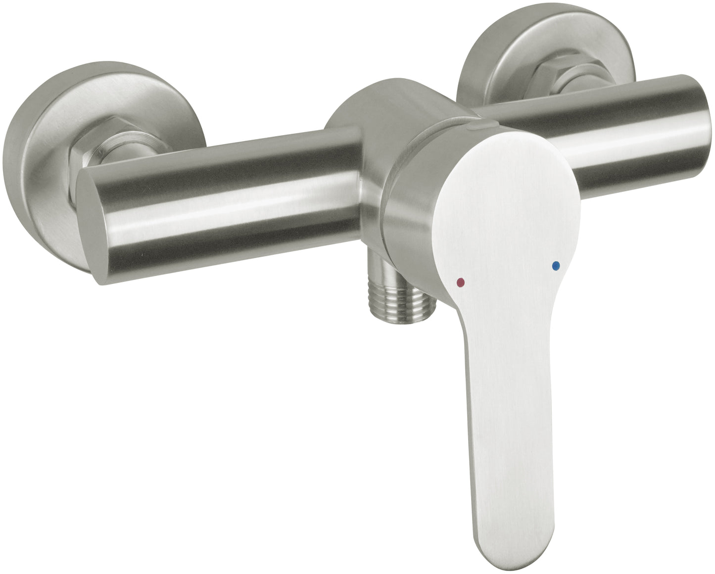 Shower mixer, wall-mounted