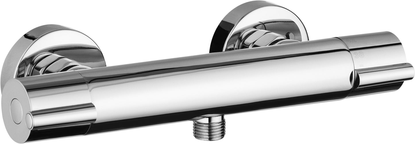 Shower mixer, thermostatic - round