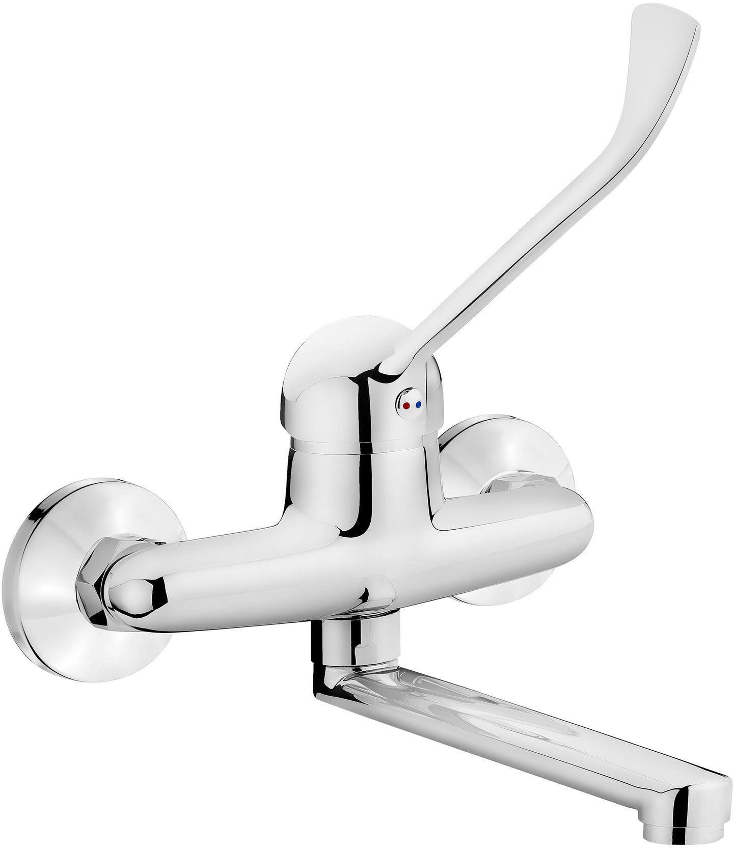 Washbasin tap, wall-mounted, with Clinic lever