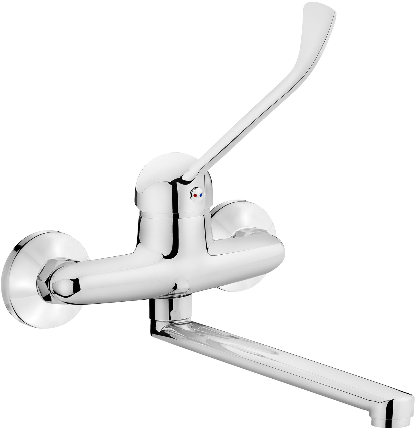 Kitchen tap, wall-mounted, with Clinic lever