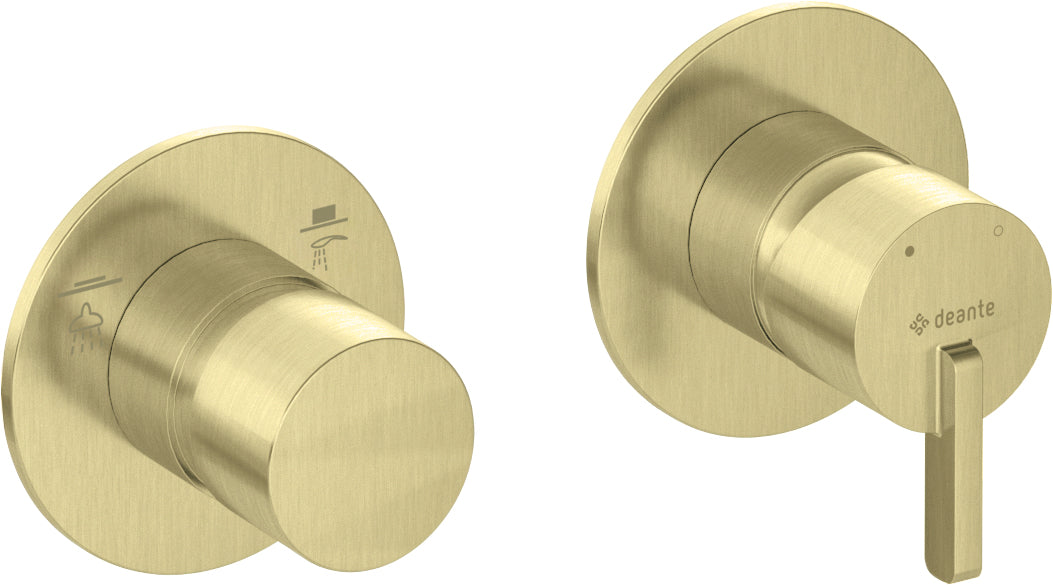 Shower mixer, with shower switch - horizontal