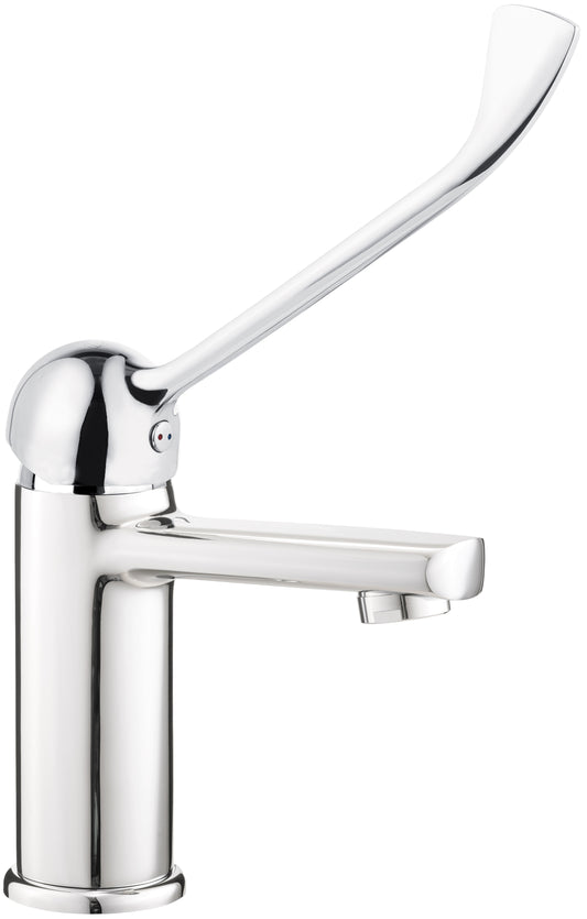 Washbasin tap, with Clinic lever