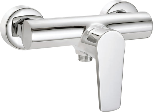 Shower mixer, wall-mounted