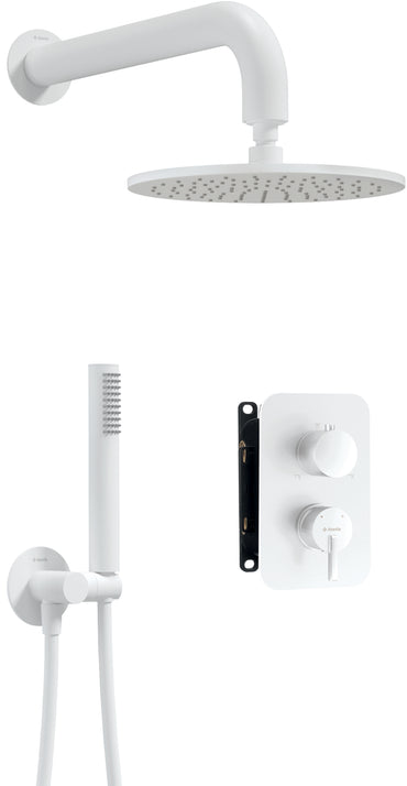 Concealed shower set, with mixer BOX - with a shower head