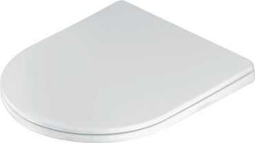Toilet seat, slim, soft-closing