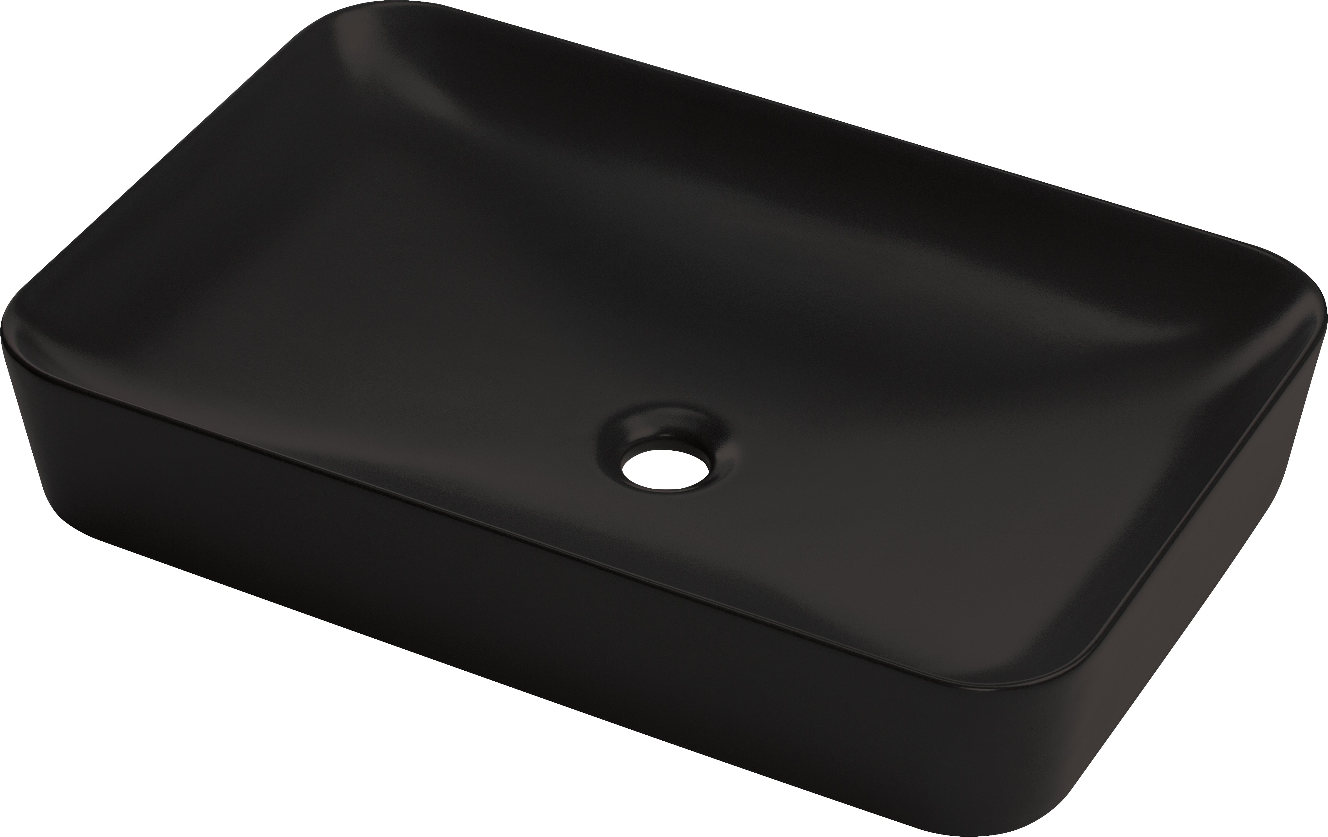 Ceramic washbasin, countertop - 60x40 cm