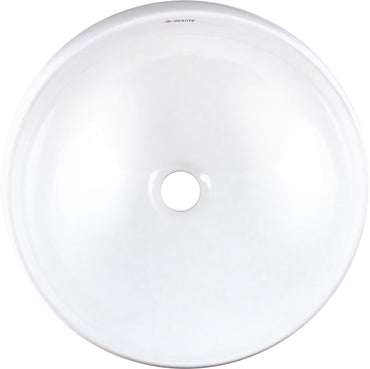Ceramic washbasin, countertop, asymmetrical