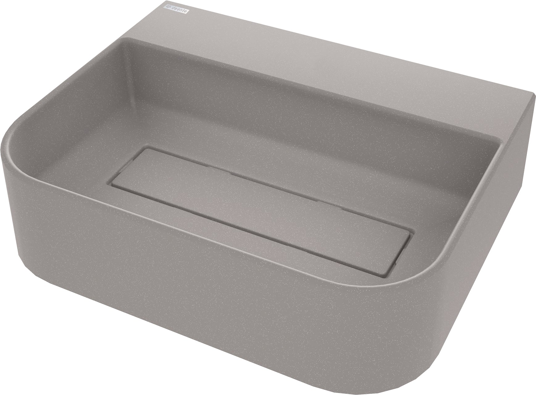 Granite washbasin, countertop, with tap shelf - with cover plate