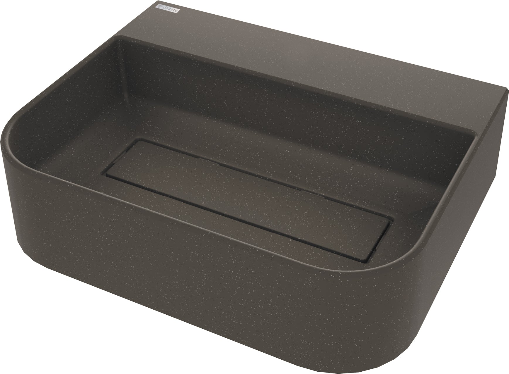 Granite washbasin, countertop, with tap shelf - with cover plate