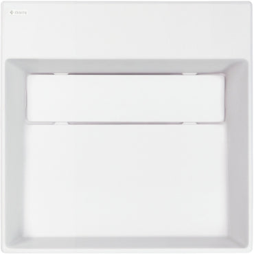 Granite washbasin, countertop, with tap shelf - with cover plate