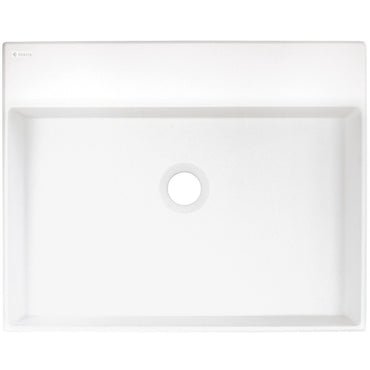 Granite washbasin, countertop, with tap shelf - 500x400 mm