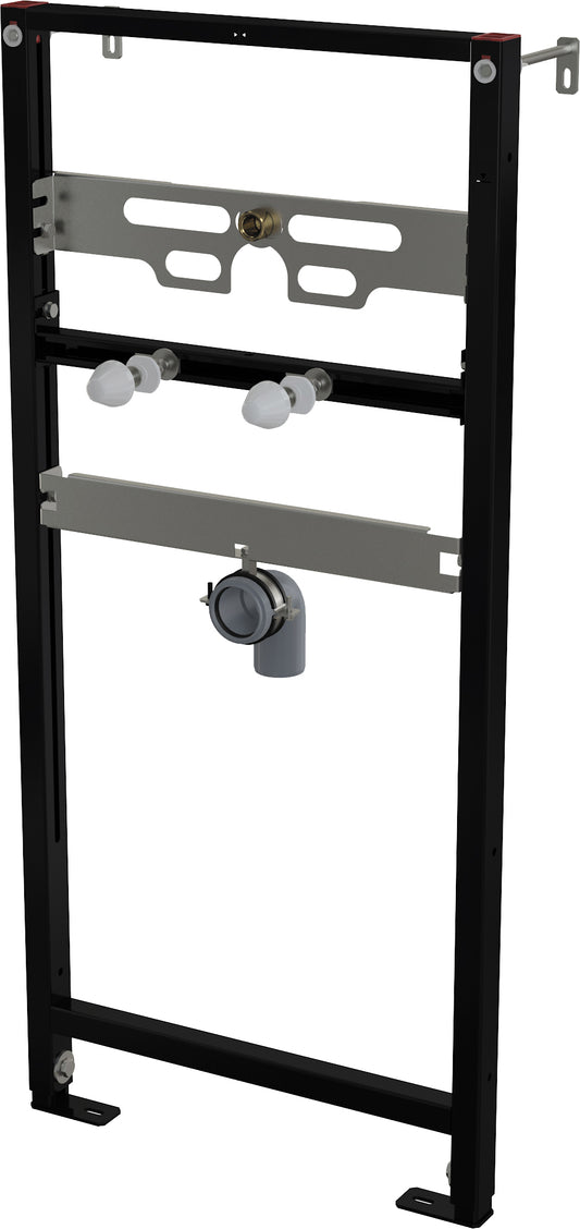 Concealed frame, for urinal