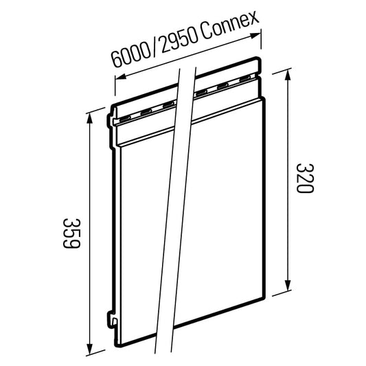 VOX Kerrafront FS-301 Trend Connex Cladding (2.95m)