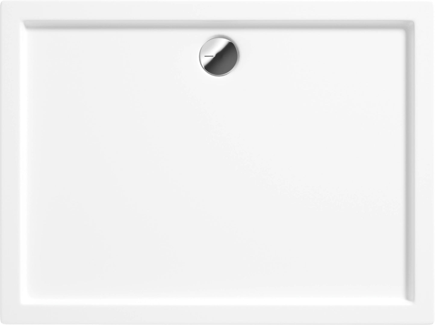 Acrylic shower tray, rectangular, 120x80 cm