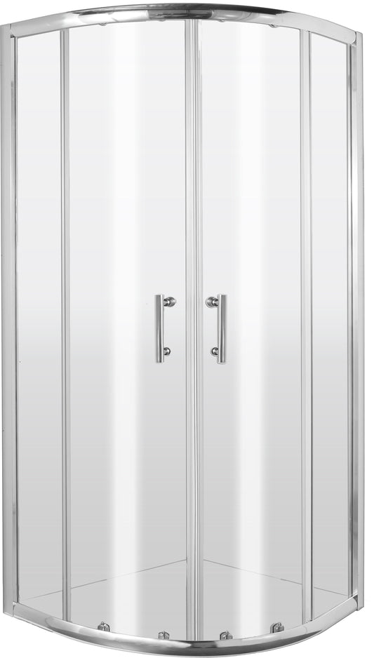 Shower cabin, half round, 80 cm