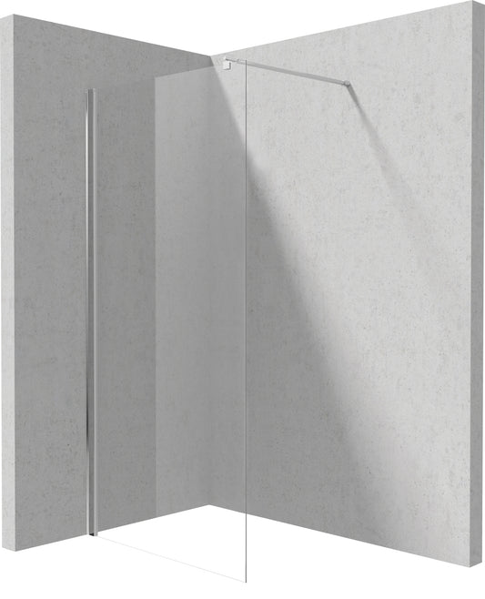 Shower wall / walk-in, Kerria Plus system, 100 cm