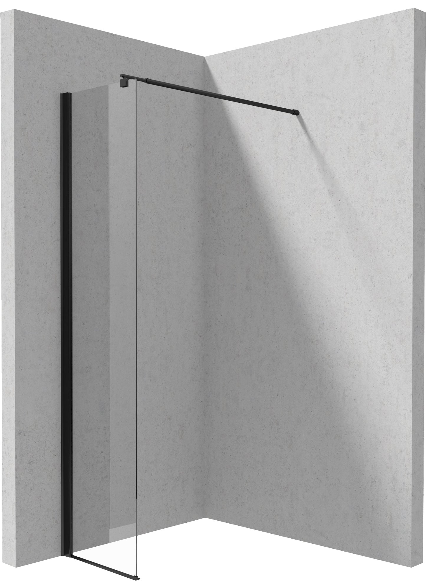 Shower wall / walk-in, Kerria Plus system - 30 cm