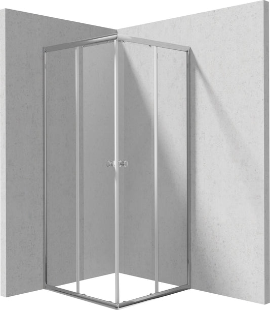 Shower cabin, square, 80 cm