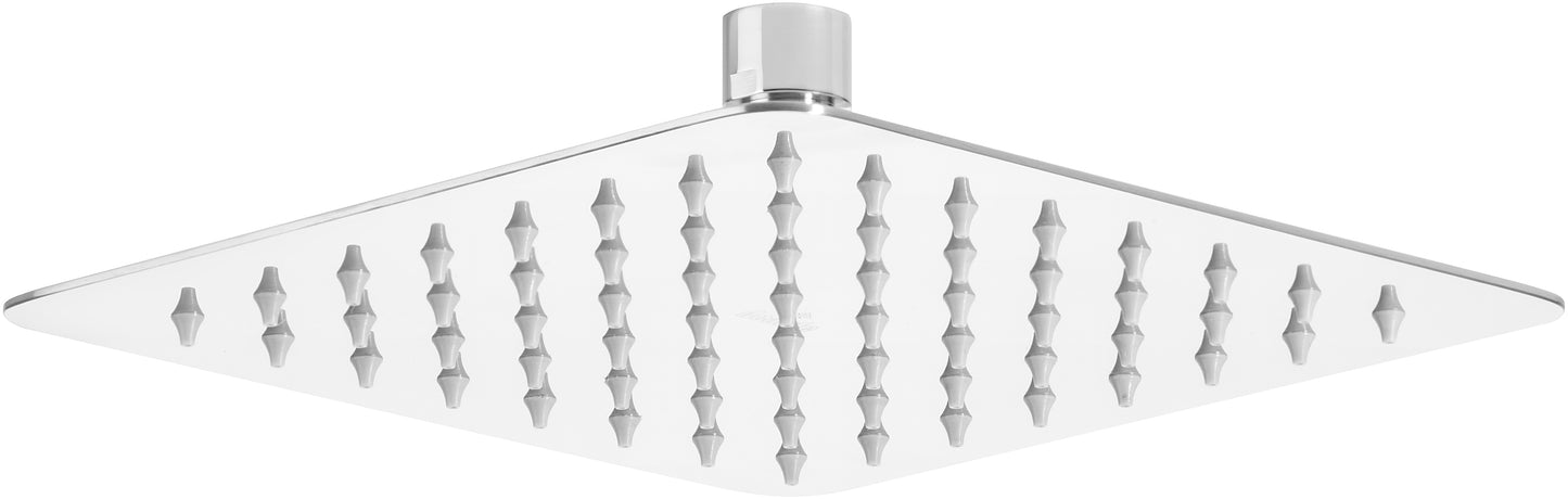 Shower head, steel - 200x200 mm