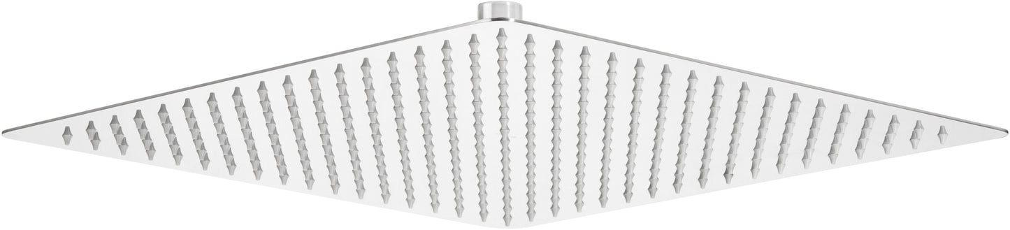 Shower head, steel - 400x400 mm