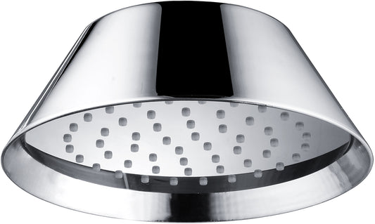 Shower head, steel - 225 mm