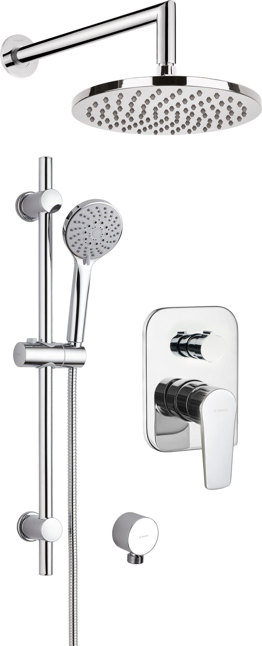 Concealed shower set
