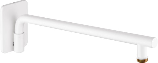 Shower spout, wall-mounted, moveable - 400 mm