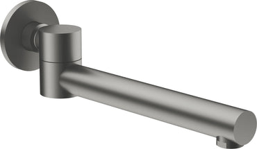 Bathtub spout, foldable - round