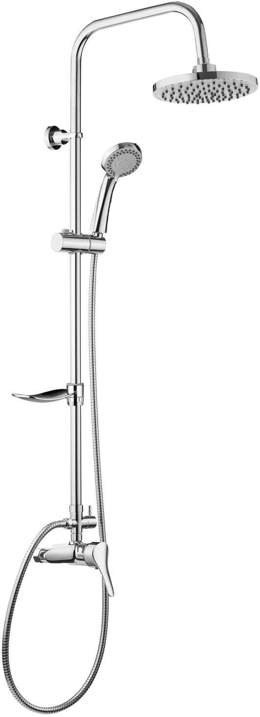 Shower column, 5-function - with mixer tap