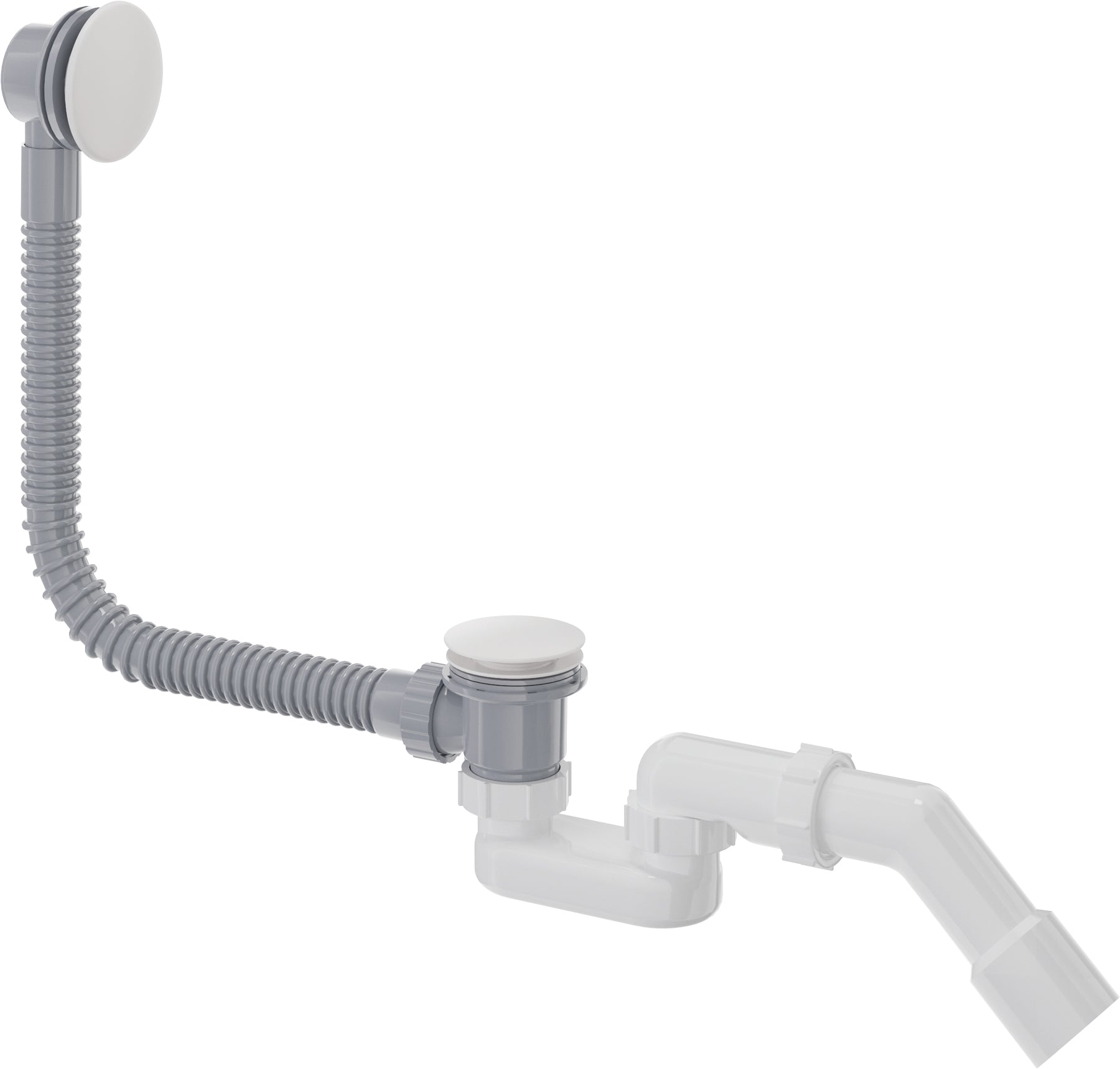 Bathtub waste kit, click-clack