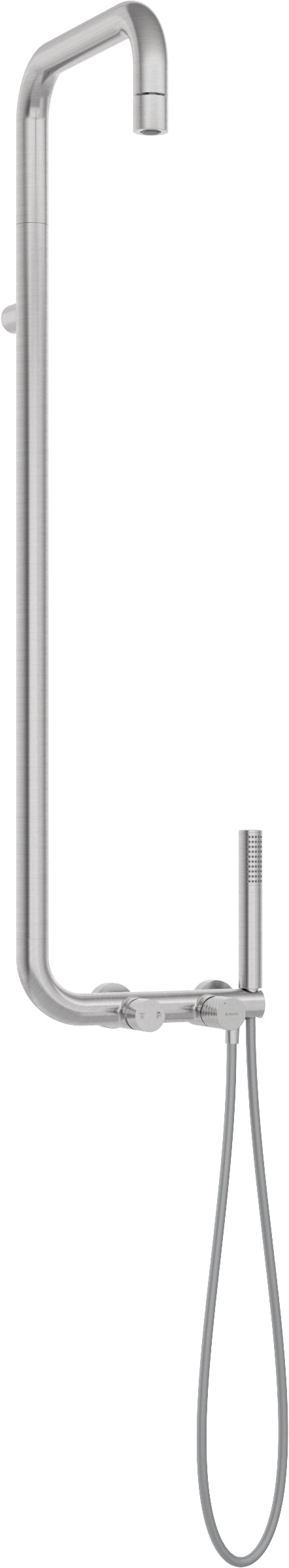 Shower column, with shower mixer