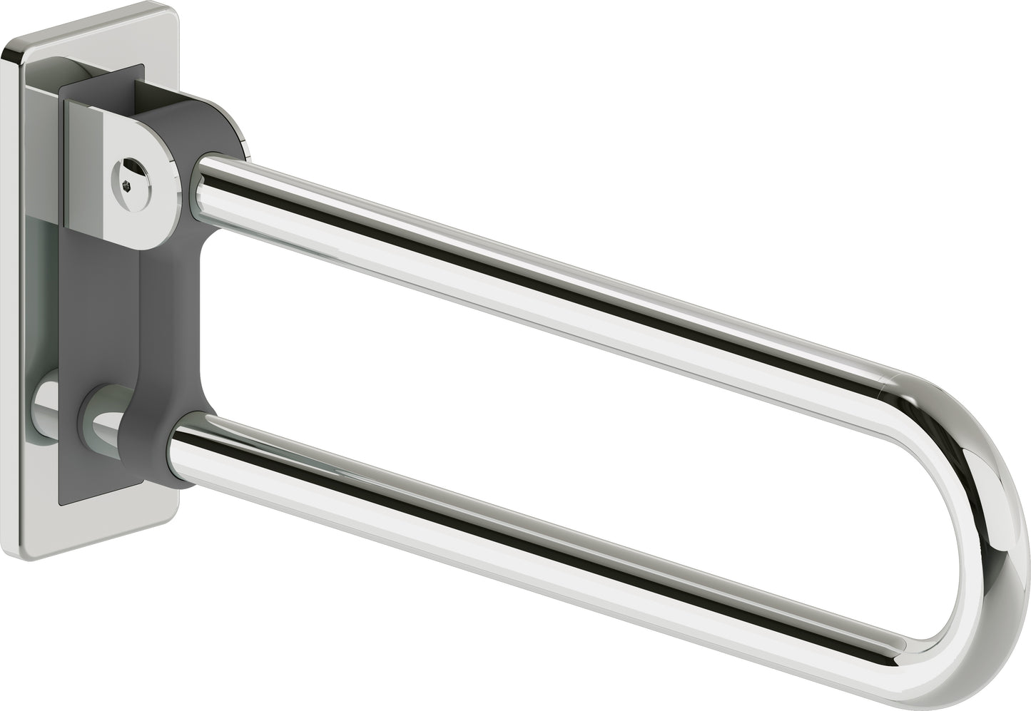 Wall-mounted grab bar, foldable - 60 cm