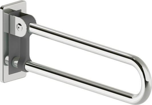 Wall-mounted grab bar, foldable - 60 cm