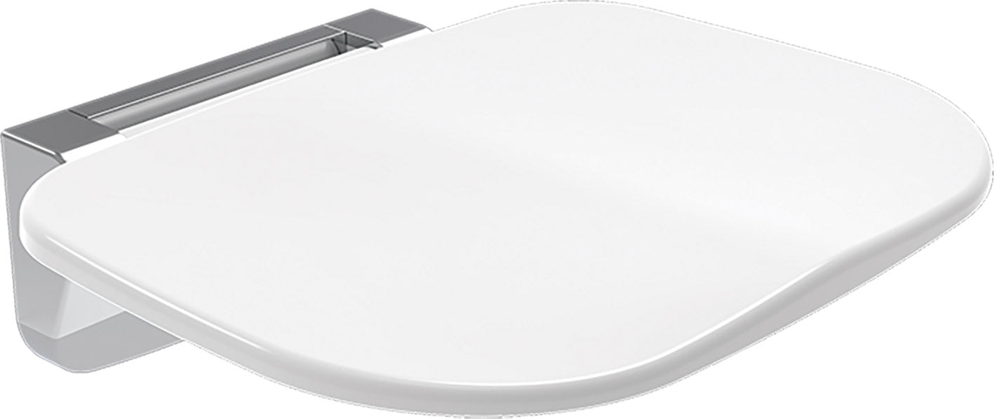 Wall-mounted seat, foldable