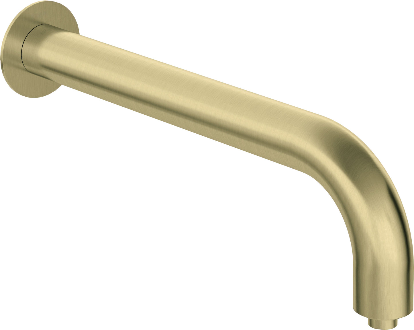 Shower spout, wall-mounted - 380 mm