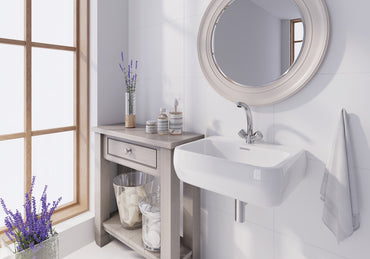 Washbasin waste kit, round