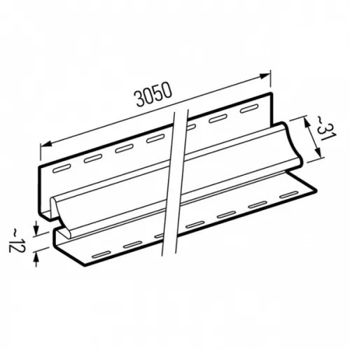 VOX Siding Inside Corners - 3.05m
