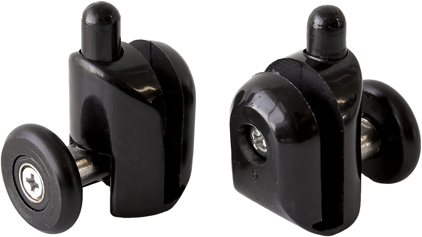 Bottom rollers, detachable, for 5 mm glass