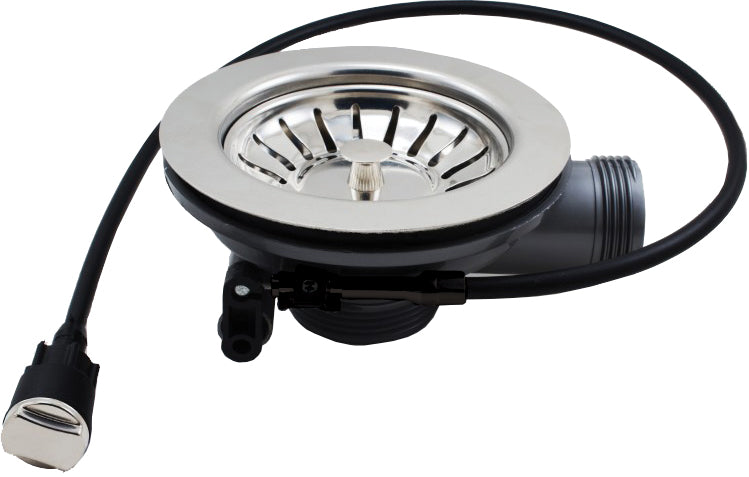 3.5” body with strainer, for automatic steel sink drain trap