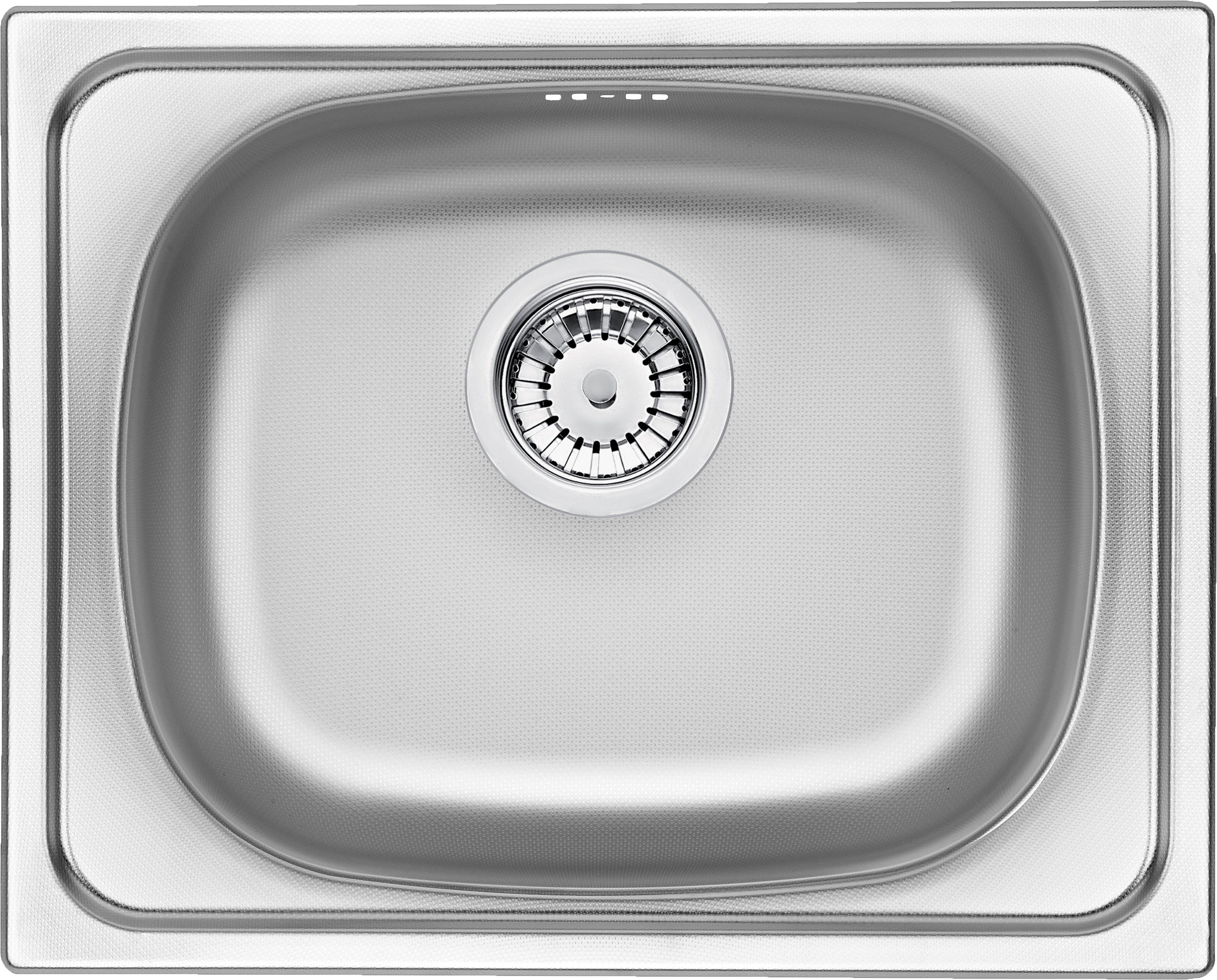Steel sink, 1-bowl