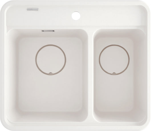 Granite sink, 1.5-bowl